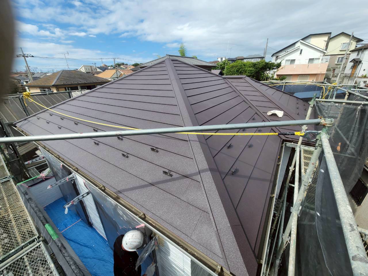 屋根カバー工事